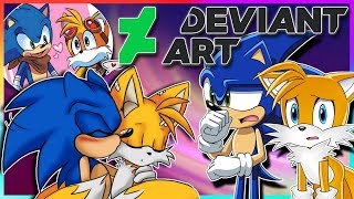 Sonic and Tails VS DeviantArt [upl. by Lugo]