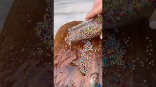 How To Make Homemade Dolphin chocolate Icecream Or Cake Decoration amp Sprinkles chocolate dolphin [upl. by Silado563]