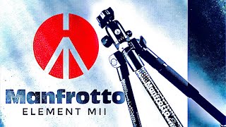 Travel tripod 🎥⬇️£100  Manfrotto  Element MII  Review 🇬🇧 [upl. by Meehyr774]