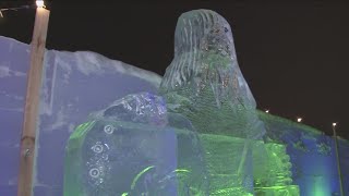 The Minnesota Ice Maze opens Friday afternoon at Viking Lakes [upl. by Kopp]