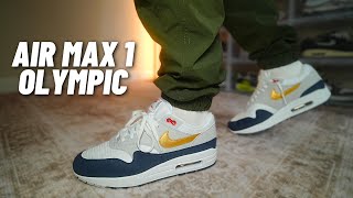 UNDER THE RADAR Nike Air Max 1 Olympic 2024 On Feet Review [upl. by Korfonta191]