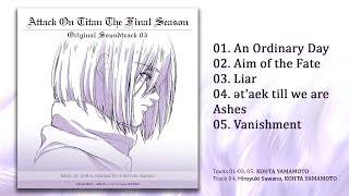 Attack on Titan THE FINAL CHAPTERS  FULL OST Season 4 Part 3 and 4 [upl. by Uela]