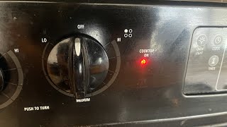 Stove Burner Light Wont Turn Off Whirlpool Cooktop On [upl. by Fretwell763]