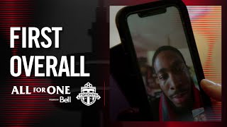 First overall TFC select Spicer in the 2024 MLS SuperDraft  All For One Moment presented by Bell [upl. by Aihtekal]