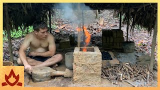 Primitive Technology Water Bellows smelt [upl. by Luoar]