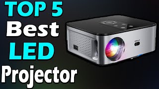 TOP 5 Best LED Projector Review In 2024 [upl. by Sivatco]