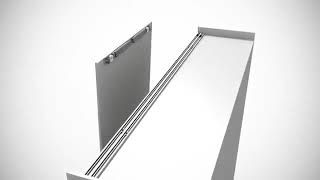 Hettich TopLine XL sliding door fitting 360p [upl. by Yauqaj241]