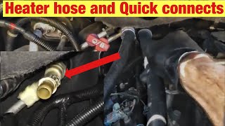 How To Replace The Heater Hoses And Adapters On A 20002007 GMC YukonChevy Suburban [upl. by Eibur]