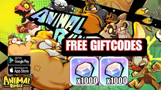 Animal Rumble amp All 2 Giftcodes  2 Free Codes Animal Rumble  How to Redeem [upl. by Kylila978]