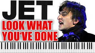 JET  Look What Youve Done  PIANO COVER Nic Cesters vocals [upl. by Aztilay]