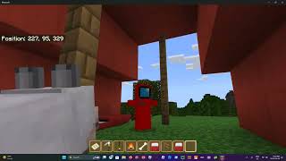 Minecraft  The sleeping bag hikers friend addon [upl. by Tresa]