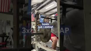 Strongman Training Template 68 squats legday strongman bodybuilding motivation [upl. by Aliac]