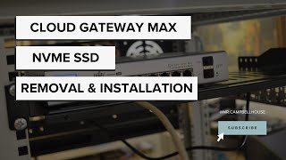 Ubiquiti Cloud Gateway Max M2 NVMe SSD removal and installation [upl. by Chard]