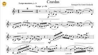 Czardas by Vittorio Monti Violin Solo with Piano AccompanimentSheets [upl. by Aneres]