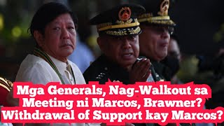 DDS Inuudyok ang Military MagKudeta sa Pagkalat ng Balita NagWalkout mga Generals sa AFP meeting [upl. by Shirline]