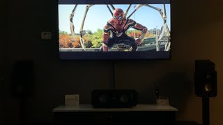 Upgraded to 722 Dolby Atmos Polk Audio l Denon l Emotiva BasX A3 4K Demo [upl. by Ayalat584]