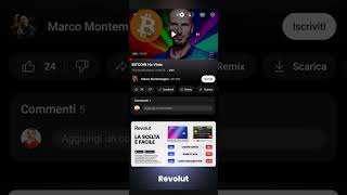 Nuovo video di Montemagno su Bitcoin [upl. by Anivlem489]