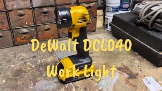 DeWalt DCL040 Work Light [upl. by Hare140]