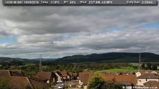 19 September 2016  Lochgelly WeatherCam Timelapse [upl. by Tybald]