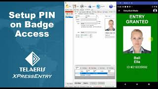 Setup PIN on Badge Access [upl. by Dituri]