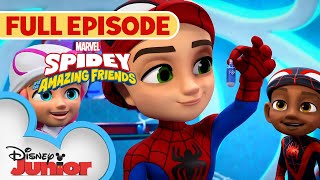 FREEZE  S1 E23 Part 1  Full Episode  Spidey and his Amazing Friends  disneyjunior [upl. by Sivi]