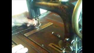 1911 New Home Sewing machine [upl. by Sidwel]