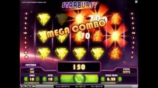 Starburst Big Win Video Slot from Netent [upl. by Chad]