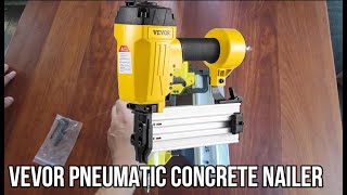 VEVOR Pneumatic Concrete Nailer [upl. by Ainezey]