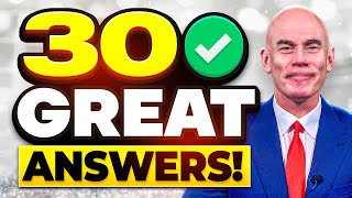 TOP 30 GREAT ANSWERS to JOB INTERVIEW QUESTIONS INTERVIEW PASS GUARANTEED [upl. by Yanarp]