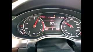 Audi A6MY12 C7 28FSI quattro 0100kmh with Launch control [upl. by Settera]