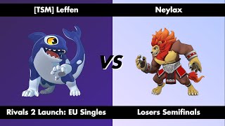 TSM  Leffen  Orcane  vs Neylax  Zetterburn    EU Losers Semifinals [upl. by Pas]