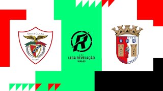 Liga Revelação 4ª Jornada Ap Taça Revelação CD Santa Clara 12 SC Braga [upl. by Lemra]