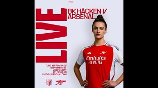 Arsenal Women vs Hacken BK UEFA Womens Champions League qualifier [upl. by Thacher123]