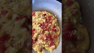 Scrambled Eggs with white onions amp Tomatoes 🍅 LUTONGLOKAL [upl. by Socher175]