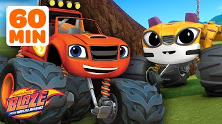 Super Blaze Rescues Babies 👶  1 Hour Compilation  Blaze and the Monster Machines [upl. by Ahsekar]