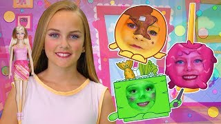 Barbie Shopkins Finger Family  Finger Family Song  We Love Face Paint [upl. by Callida]