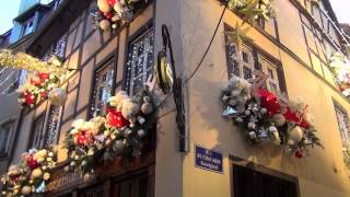 Marché Noel Strasbourg  Christmas Market  Alsace HD [upl. by Anahoj455]