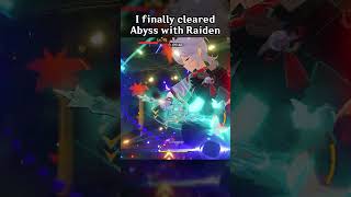 I FINALLY CLEARED ABYSS WITH RAIDEN [upl. by Lotz]