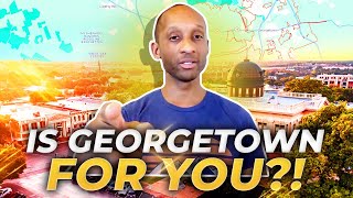 GEORGETOWN TX Map Tour Your In Depth Guide  Moving To Georgetown TX  Texas Real Estate Agent [upl. by Cirdahc642]