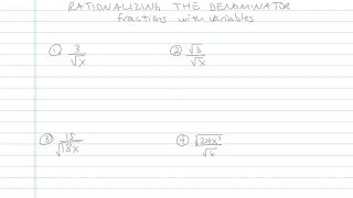 Rationalizing the Denominator with Higher Roots  Problem 4 [upl. by Suivatnod]