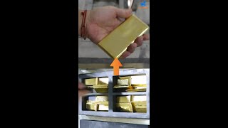 Amazing Melting Sliver Casting Technology Work How gold bars casting machine makes silver ingots [upl. by Diann437]