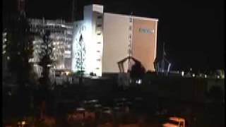 Criss Angel Spyglass Hotel Building Implosion Clearwater Beach Flo [upl. by Ikoek779]