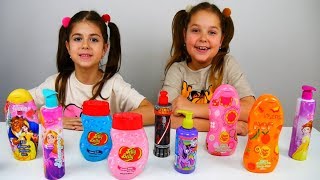 ΜΗ ΔΙΑΛΕΞΕΙΣ ΤΟ ΛΑΘΟΣ ΣΑΜΠΟΥΑΝ SLIME CHALLENGE  dont choose wrong shampoo slime challenge ENG SUBS [upl. by Ahseiym]