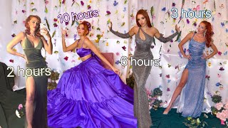 Prom dresses you can make QUICK or u can wear them on a red carpet if ur 2 old 4 prom [upl. by Frentz]