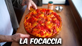 RICETTA FOCACCIA PRONTA IN 3 ORE [upl. by Nodaj466]