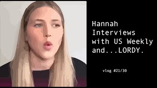 Hannah Interviews with US Weekly andLordy  loveisblind Hannah commentary  vlog 2130 [upl. by Randolph]