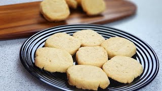 Simple amp Easy Butter Cookies  3 Ingredient Cookies  shorts  Eat [upl. by Sedinoel]