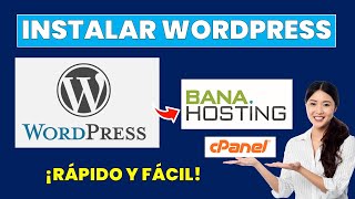 ✅Como INSTALAR WORDPRESS en BANAHOSTING Cpanel Banahosting [upl. by Giralda]