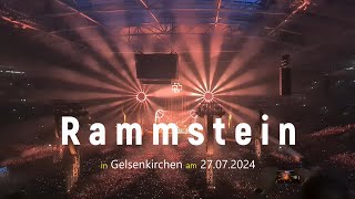 Rammstein  Live in Gelsenkirchen am 27072024 [upl. by Atlee]