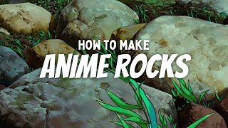 how to make anime rocks [upl. by Aikehs]